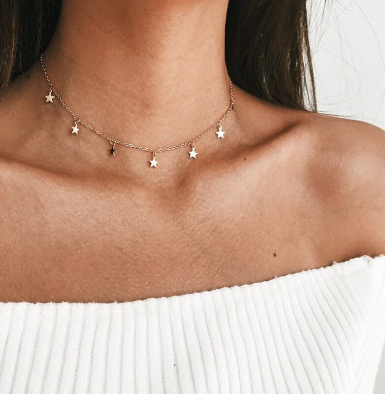 Women’s Stars Choker Necklace